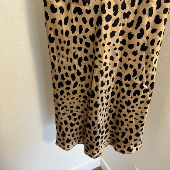 Realisation Naomi 100% Silk Skirt Midi Length Wild Things Animal Print Size S - Picture 4 of 8